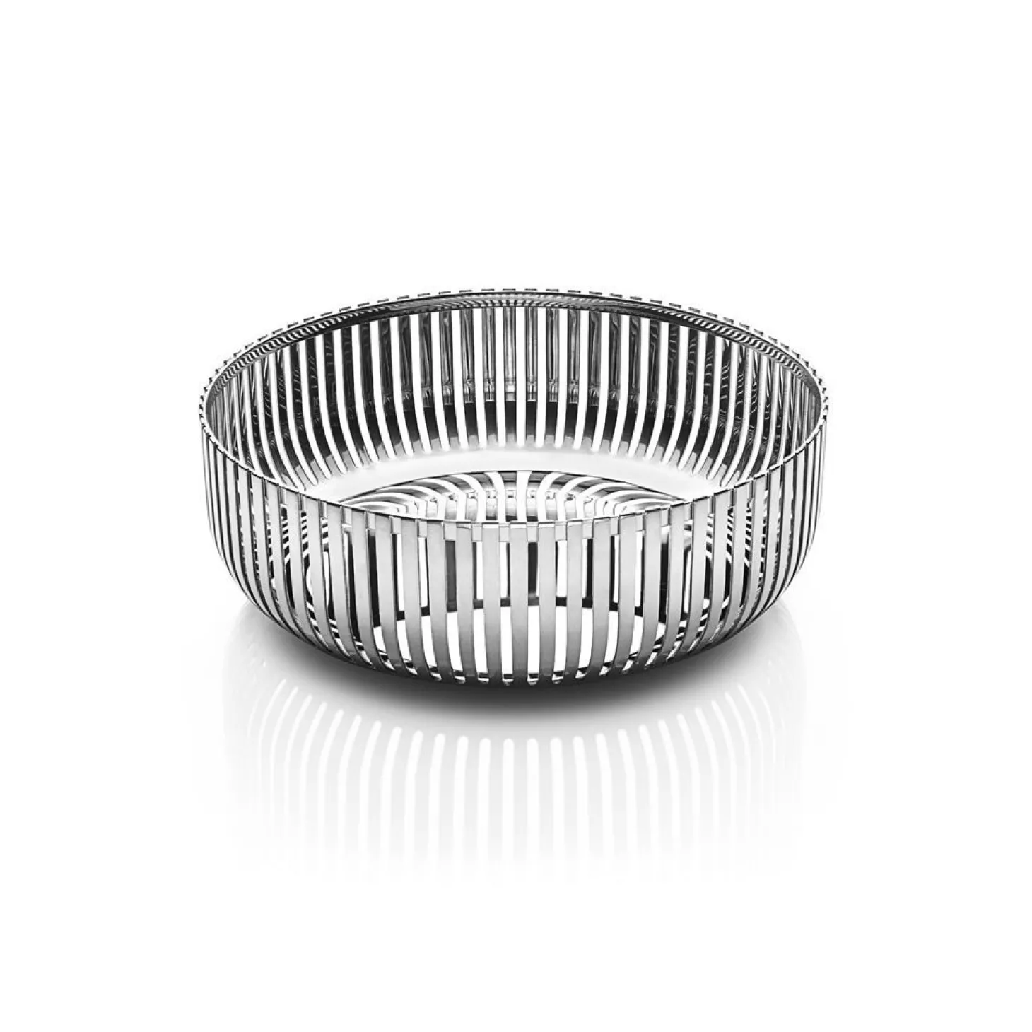 Alessi - Cestino - Frugtskål i blank stål - Ø15 cm