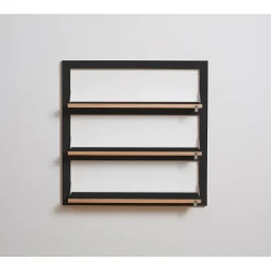 Ambivalenz - Fläpps Hylde - 80 x 80 cm - Sort birk