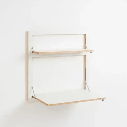 Ambivalenz - Vægskrivebord - Fläpps Secretary - Hvid - 80x80 cm