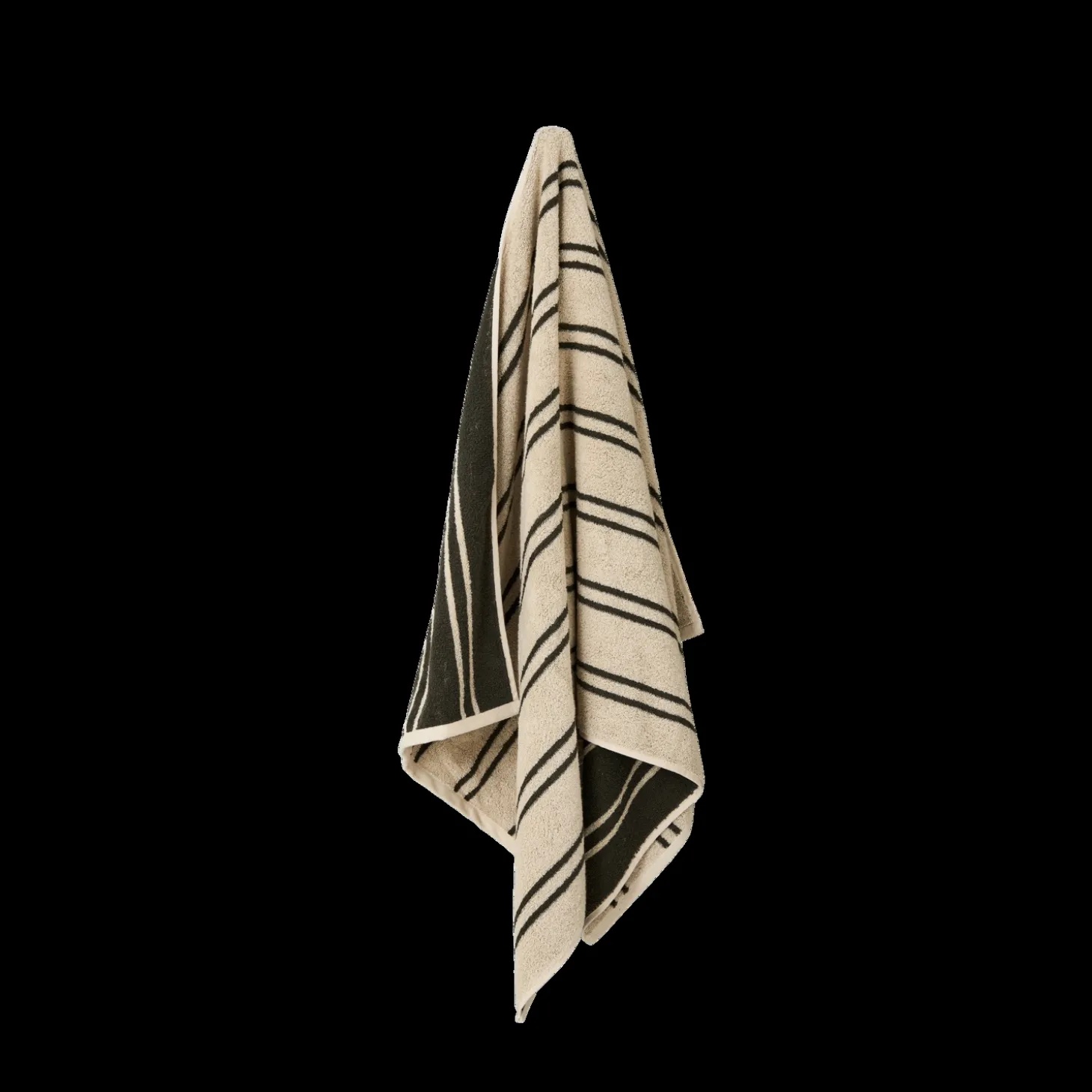 Andersen Furniture - Andersen Håndklæde - B70xL140 - Beige/Grøn
