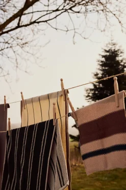 Andersen Furniture - Andersen Håndklæde - B50xL100 - Beige/Grøn