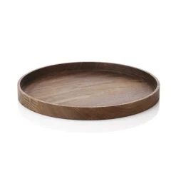 Applicata bakke - Luna Tray i røget eg - Ø28 cm