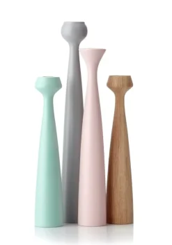 Applicata - Lysestage - Blossom Lilly - H24,5 cm - Hvid Træ