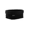 Blomus - Crochet Rope Basket - L - Black - TELA