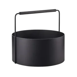 Blomus - Firewood Basket -ASHI- Black Oak - L