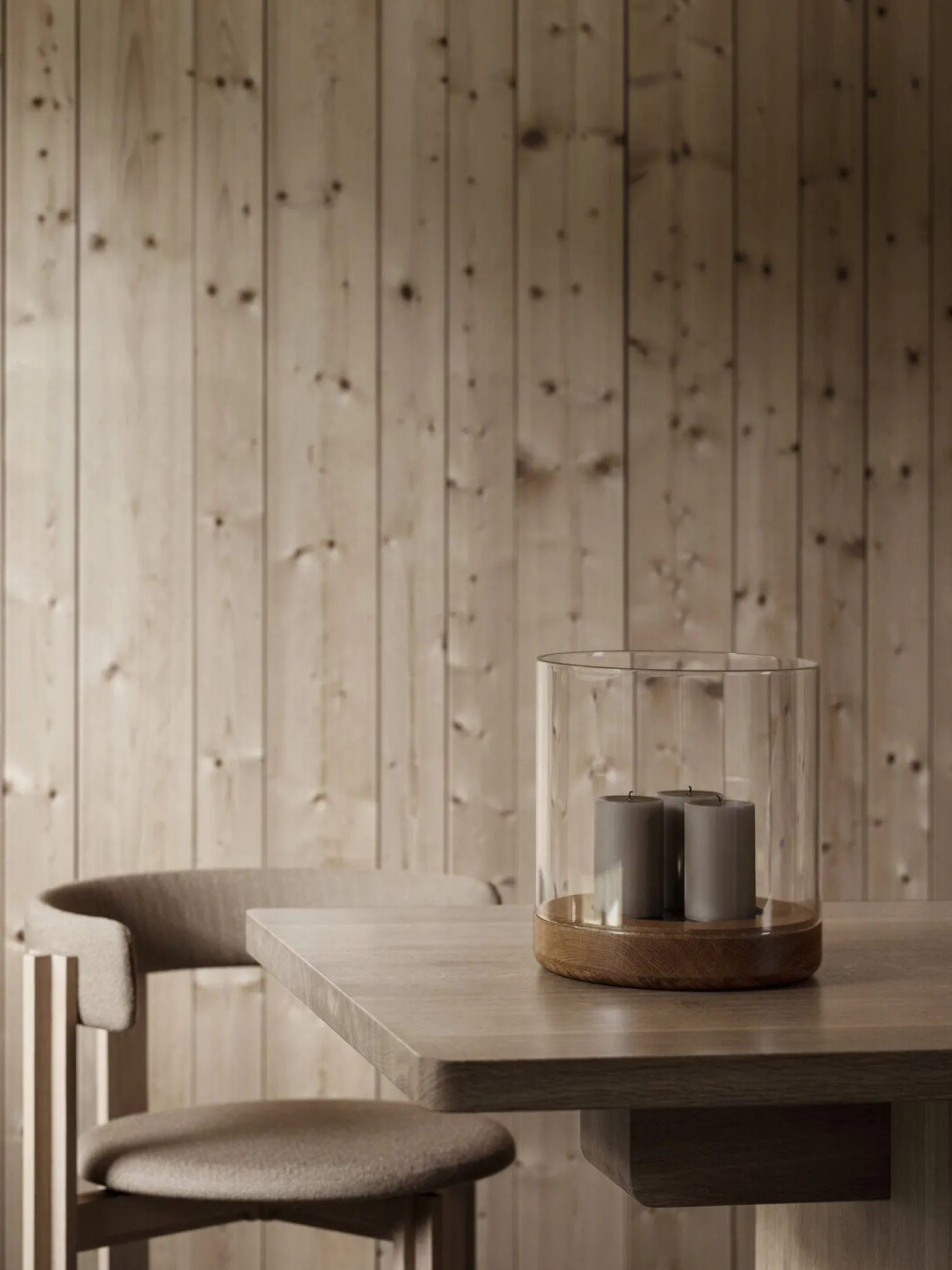 Blomus - Hurricane Lamps XL - Oak - LANTO