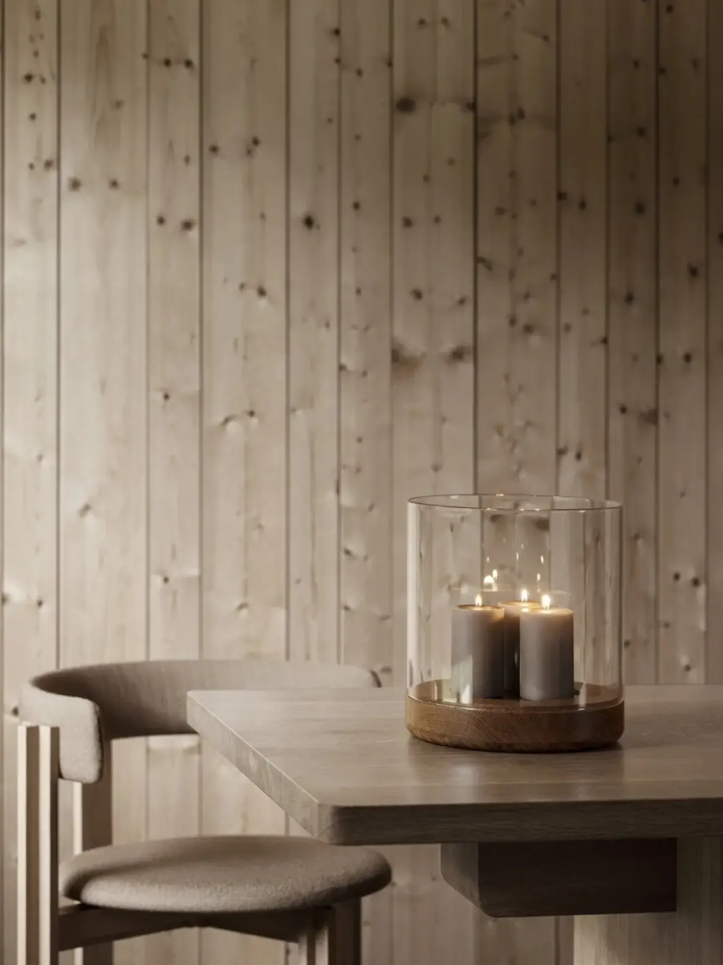 Blomus - Hurricane Lamps XL - Oak - LANTO