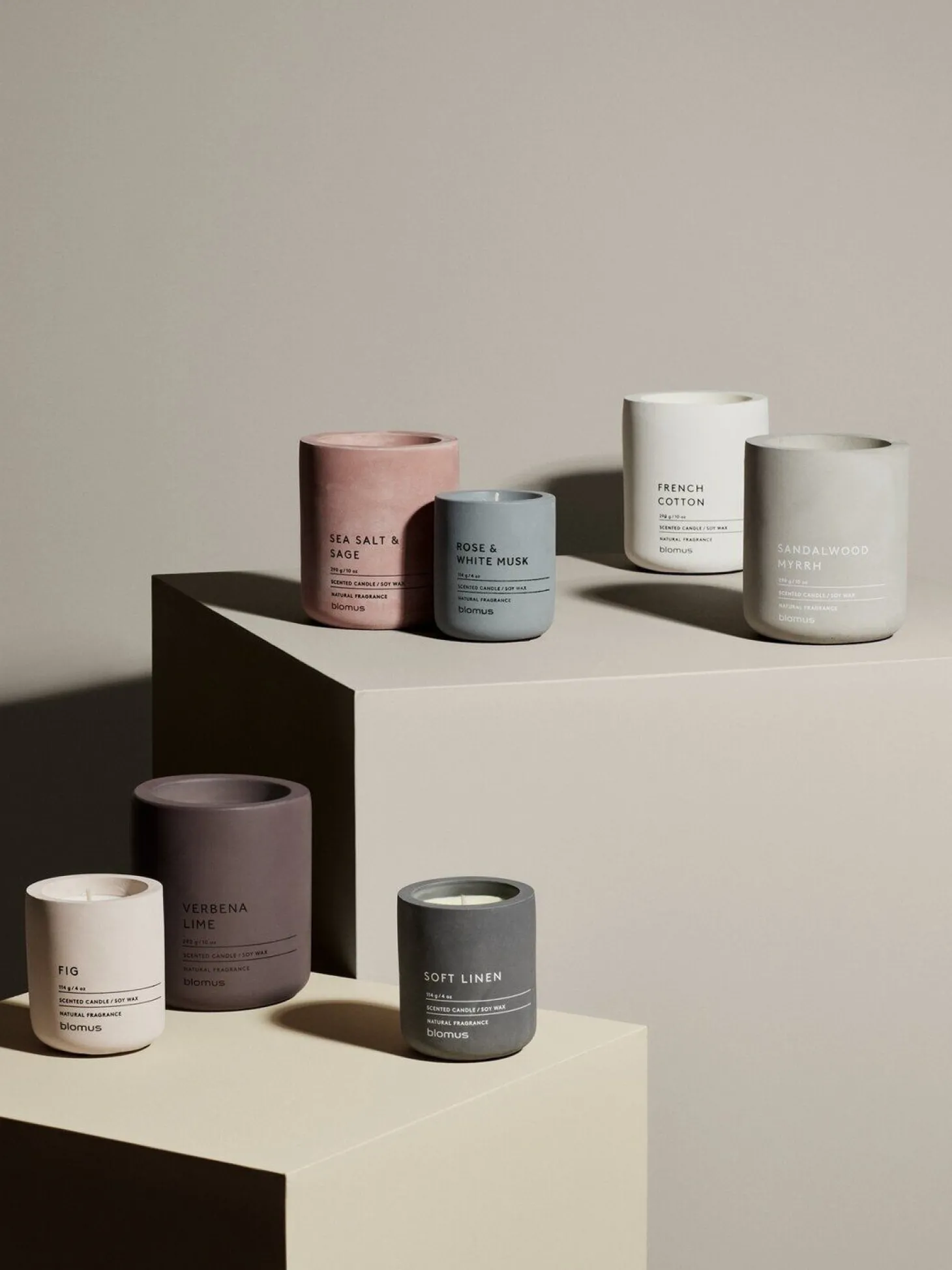 Blomus - Scented Candle - Rose & White Musk - FRAGA