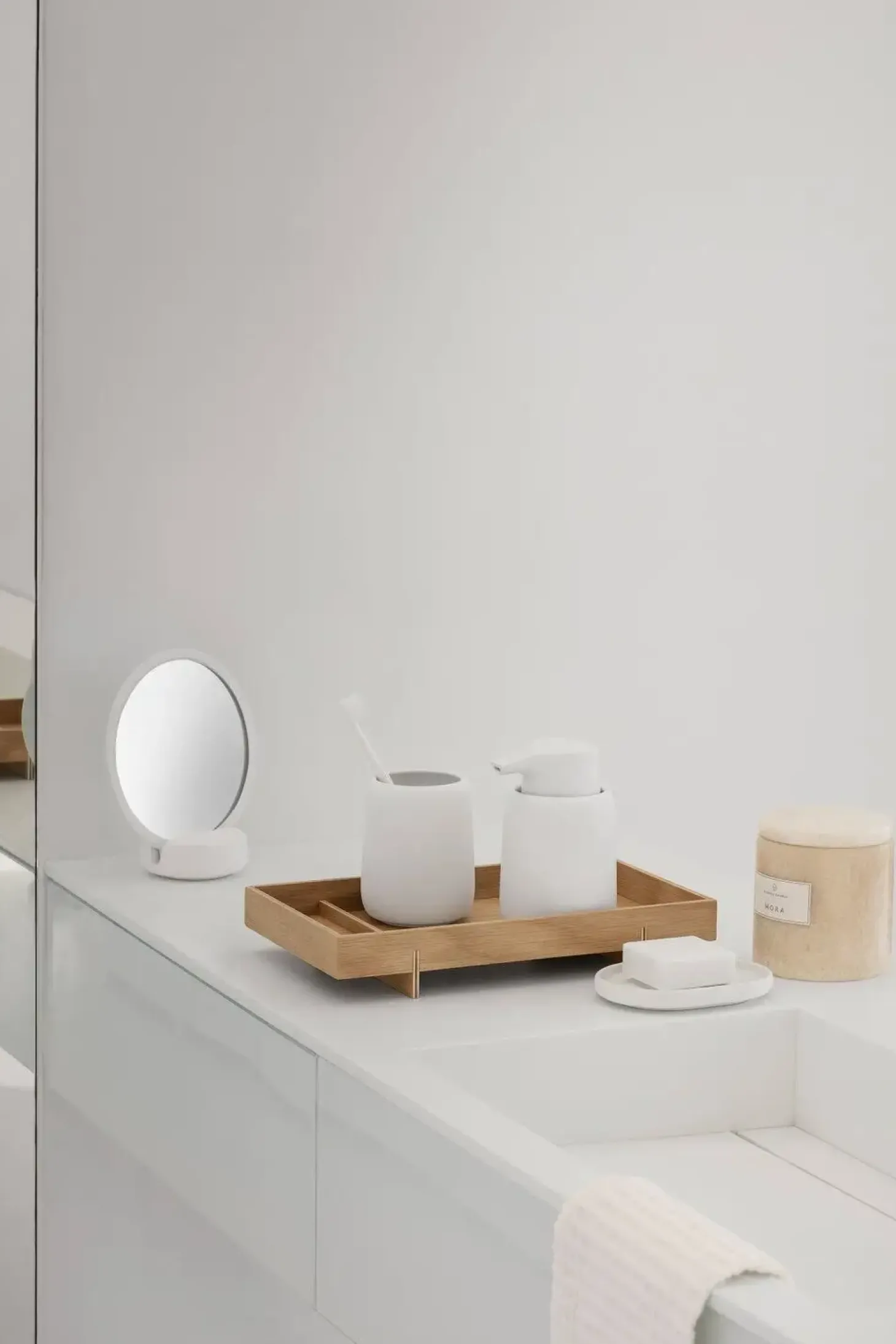 Blomus - Scented Marble Candle - Indian Tan - FRABLE