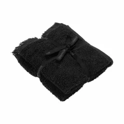 Blomus - Set of 2 Guest Hand Towels - Black - FRINO