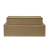 Blomus - Set of 2 Storage Boxes - SAHLA - Indian Tan