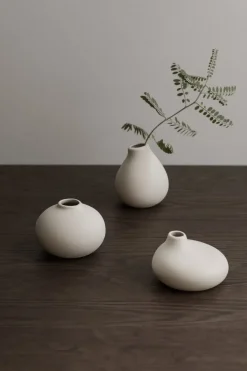 Blomus - Set of 3 Vases - 3 x White - NONA