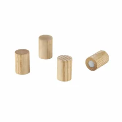 Blomus - Sæt af 4 magneter - Træ