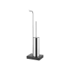 Blomus - Toilet Paper Holder and Brush -MODO- Stainless Steel polished