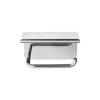 Blomus - Toilet Paper Holder -MODO- Stainless Steel polished with shelf