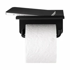 Blomus - Toilet Paper Holder with tray - Black - MODO