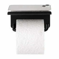 Blomus - Toilet Paper Holder with tray - Black - MODO