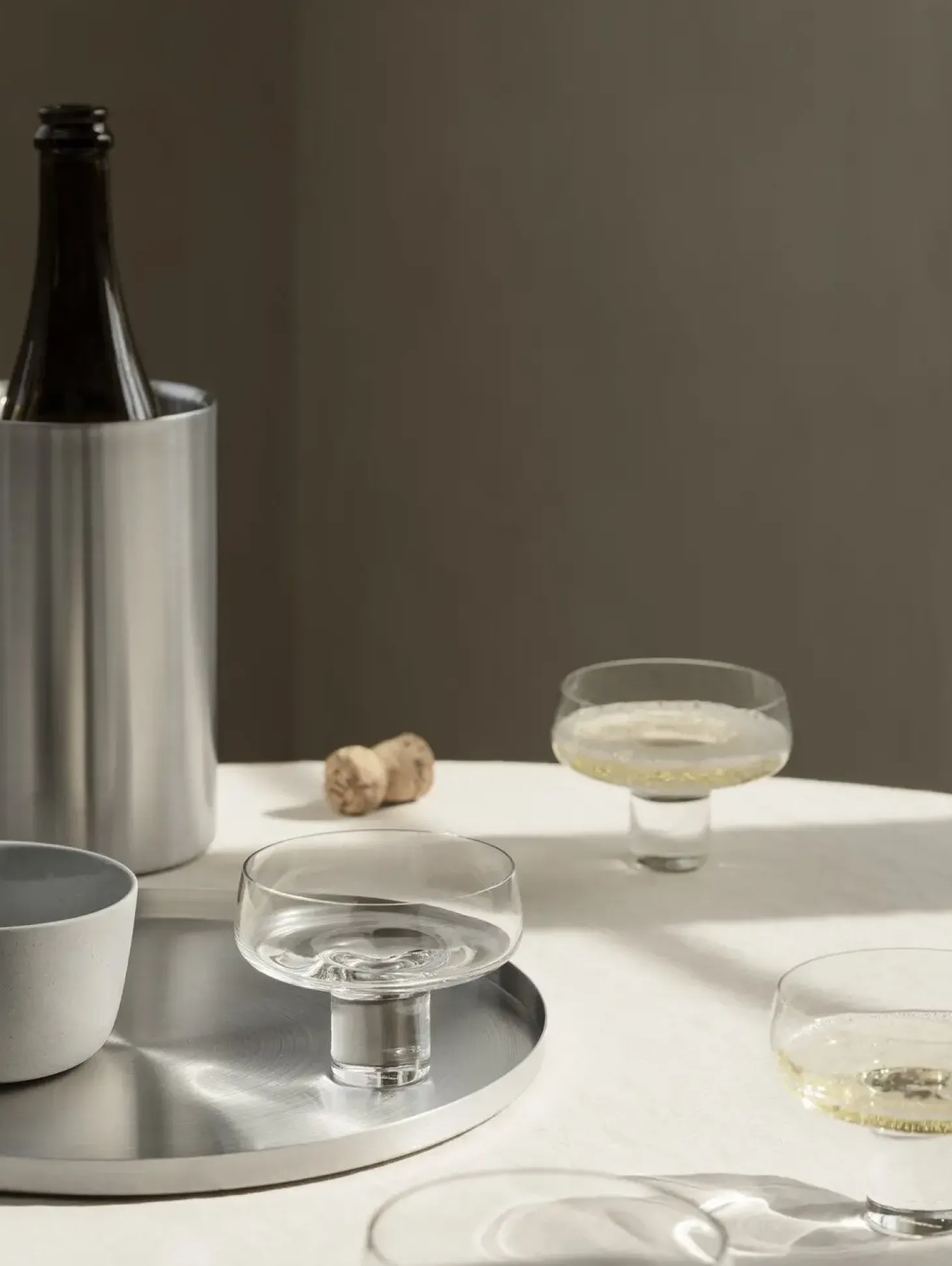 Blomus - Tray S - PEASY - Stainless Steel - H1 x L30 x Ø30 cm