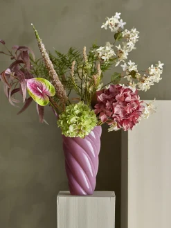 Bloomingville - Callo Vase, Rosa, Glas