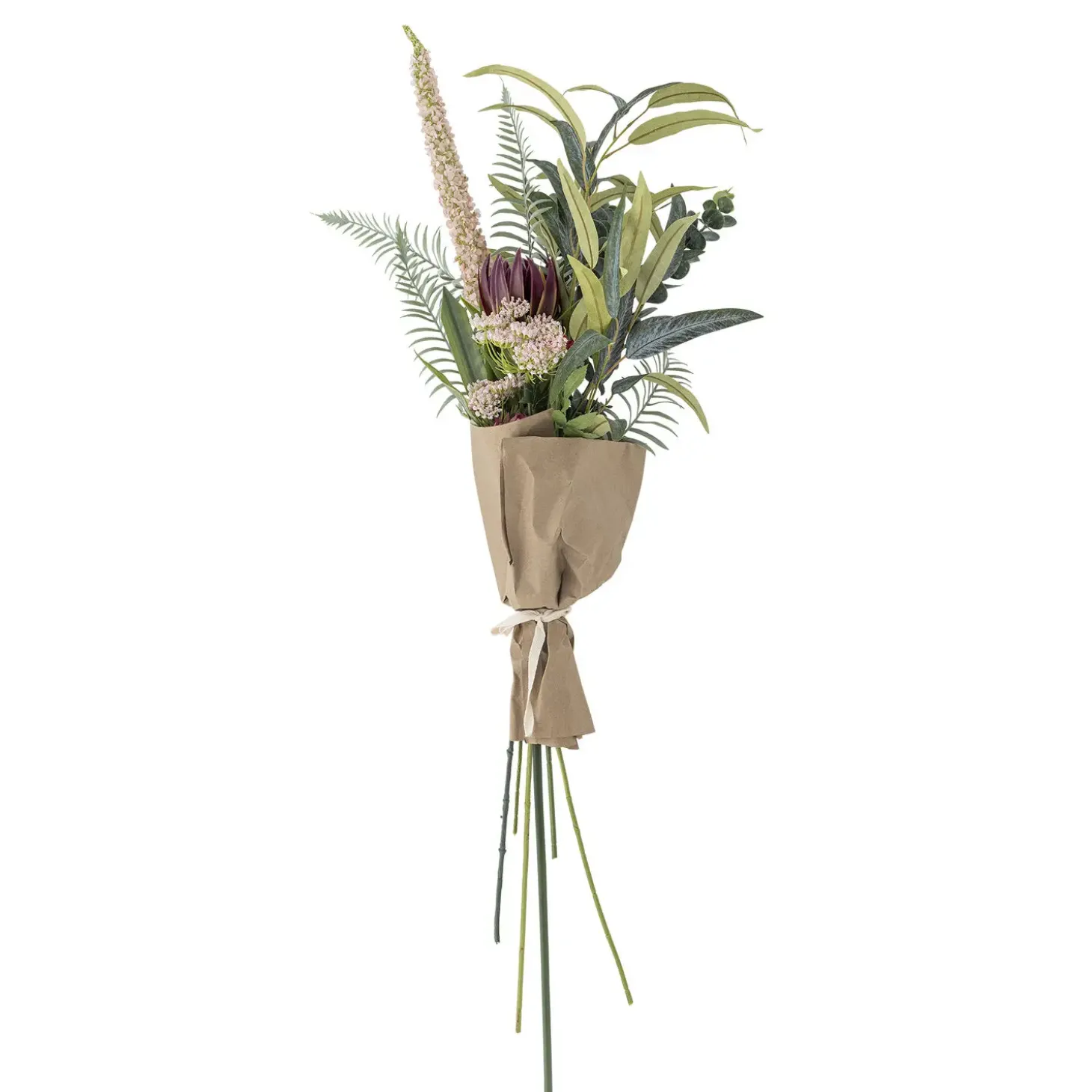 Bloomingville - Crown Kunstig Buket - Rød, Plastik