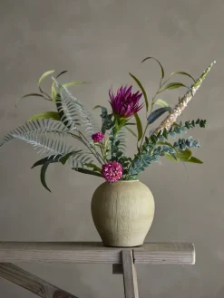 Bloomingville - Crown Kunstig Buket - Rød, Plastik