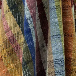 Bloomingville - Elmy Plaid, Orange, Genanvendt Bomuld