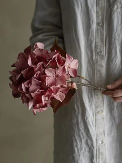 Bloomingville - Hydrangea Kunstig stilk - Rosa, Plastik