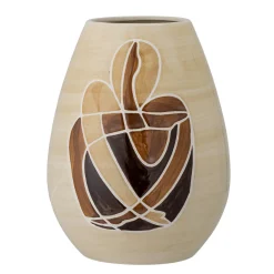 Bloomingville - Jona Vase, Brun, Stentøj