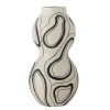 Bloomingville - Nicola Vase, Sort, Stentøj