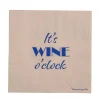 Bloomingville - Wine Serviet, Blå, FSC® Mix, Papir