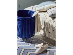 Broste Copenhagen - Pudebetræk - Tove - Baja Blue - W60 x L60 cm