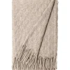 Burel Factory - Pied de Coq - Plaid/tæppe - Beige -180x130 cm