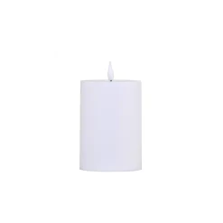 Chic Antique - Bloklys LED til udendørs inkl. batteri - H25 / Ø10 cm