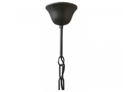 Chic Antique - Lampe med metal dekoration - antique messing - Ø37,5