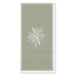 Chic Antique - Serviet - Blomst - 20x10 cm - Verte