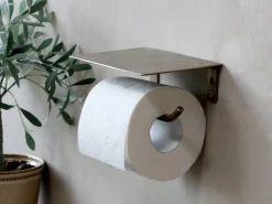 Chic Antique - Toiletrulleholder, Messing