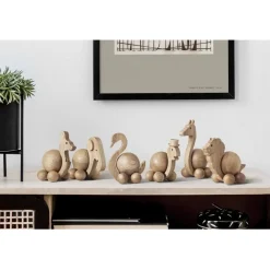 ChiCura - Træfigur - Spinning Lion - Medium