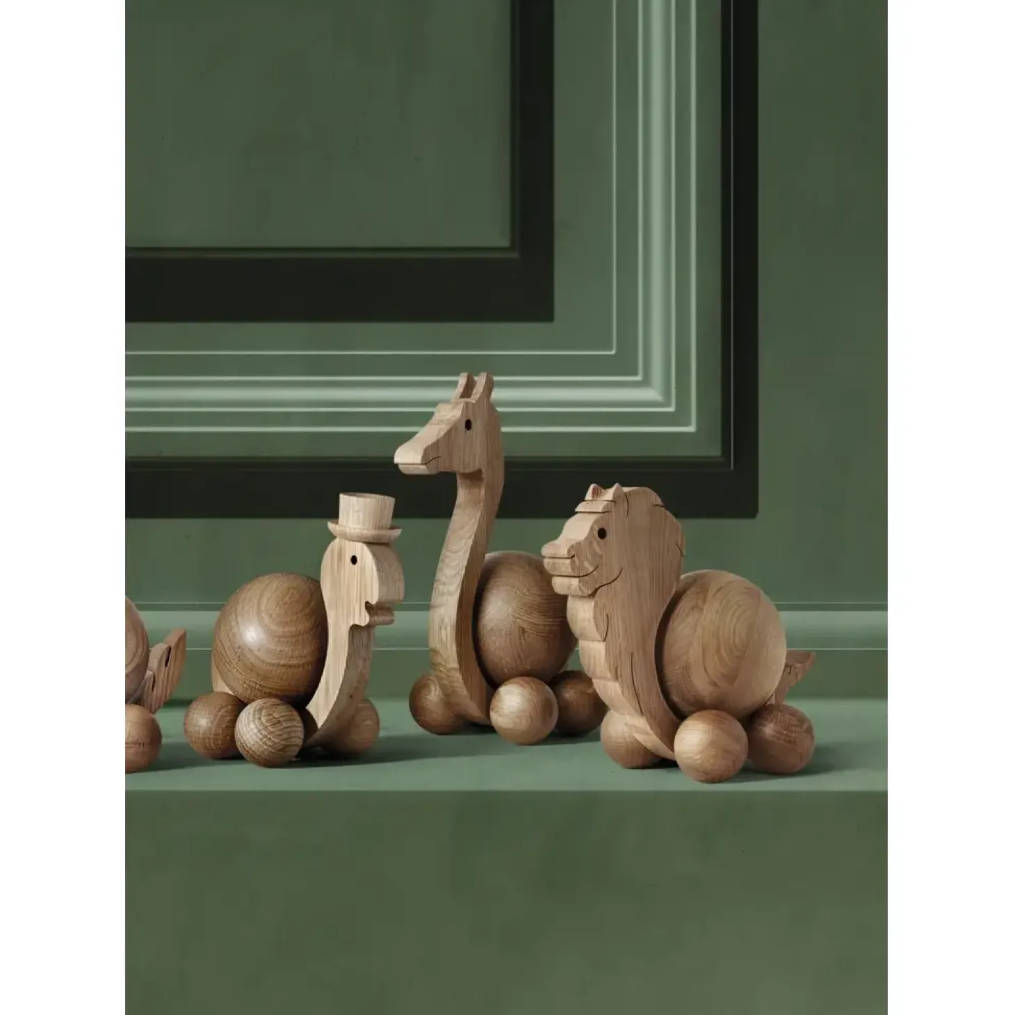 ChiCura - Træfigur - Spinning Lion - Small