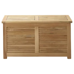Cinas - Opbevaringsbænk, Teak, 90x30x48 cm