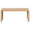 Cinas - Rib bænk 104x35cm bambus