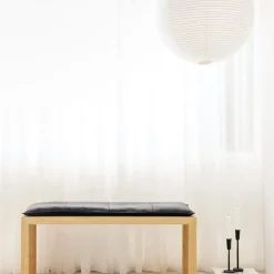 Cinas - Rib bænk 104x35cm bambus