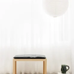Cinas - Rib 2-pers bænk 73x35x43cm bambus