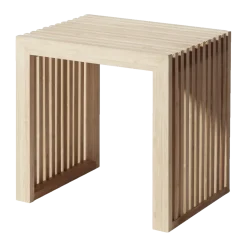 Cinas - Rib skammel 45x35cm bambus