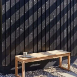 Cinas - Vega bænk 120x40cm teak