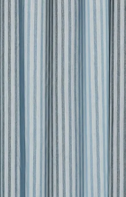 Compliments - Badeforhæng - Lines shower curtain w/eyelets 220 cm - Sea blue