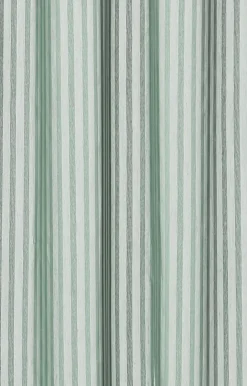 Compliments - Badeforhæng - Lines shower curtain w/eyelets 200 cm - Støvet grøn