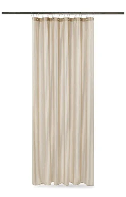 Compliments - Badeforhæng - Lines shower curtain w/eyelets 200 cm - Linen