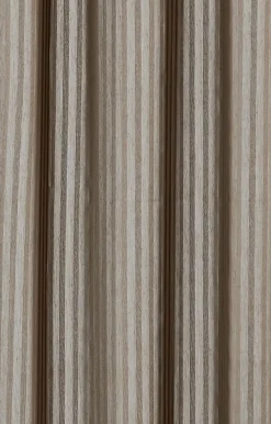 Compliments - Badeforhæng - Lines shower curtain w/tape 220 cm - Brun