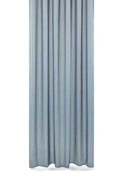 Compliments - Badeforhæng - Lines shower curtain w/tape 220 cm - Sea blue