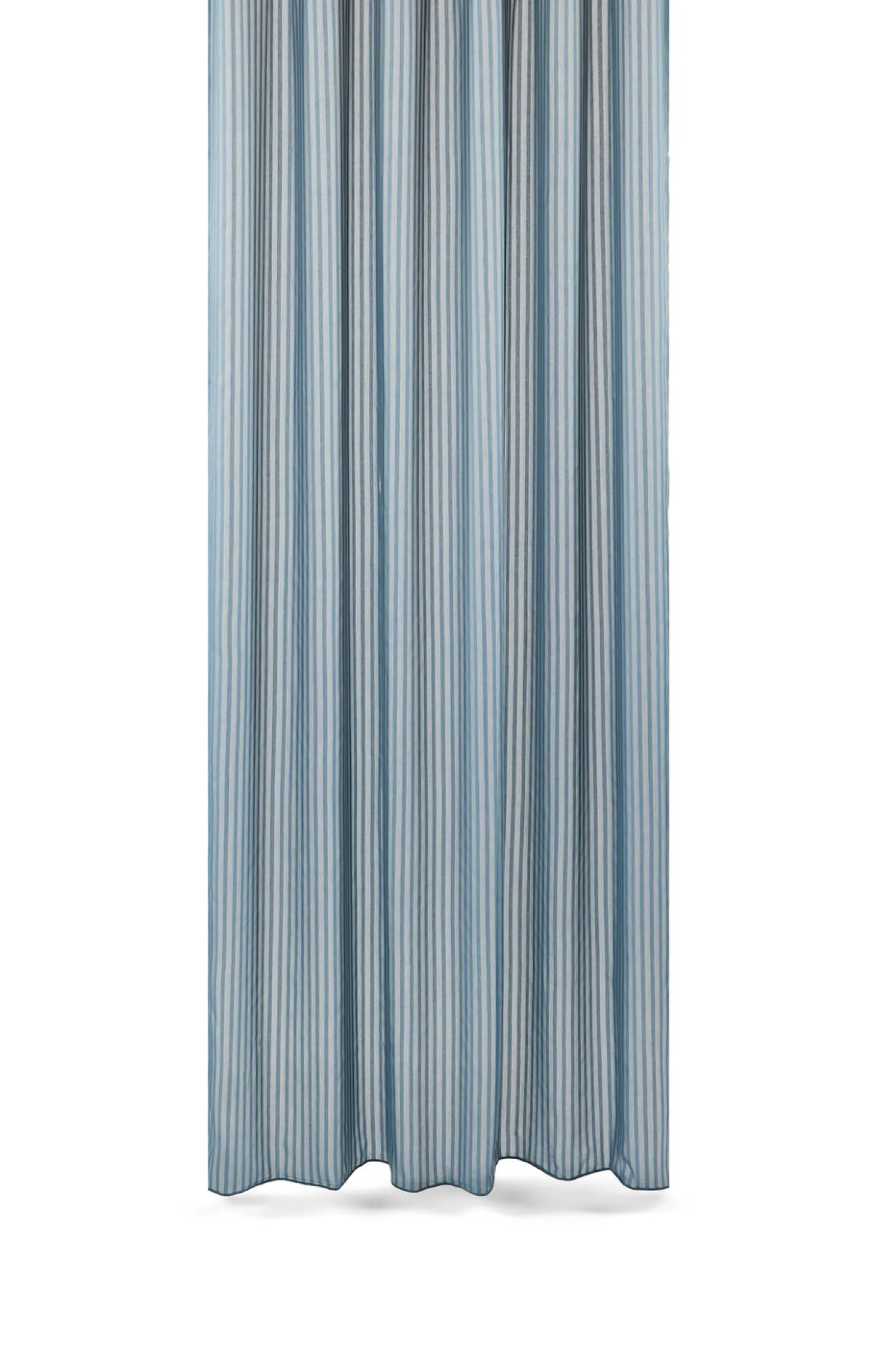 Compliments - Badeforhæng - Lines shower curtain w/tape 220 cm - Sea blue